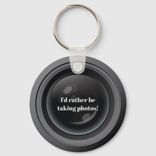 Camera Lens Design Sleutelhanger (Voorkant)