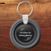 Camera Lens Design Sleutelhanger (Voorkant)