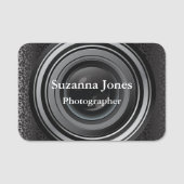 Camera Lens fotograaf Design Name Tag (Voorkant)