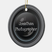 Camera Lens fotografie Design Ornament (Links)