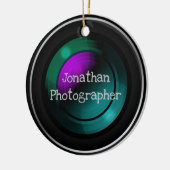 Camera Lens fotografie Design Ornament (Links)