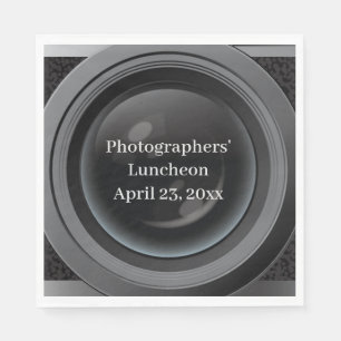 Camera Lens-fotografie — Papier Napkin Servet