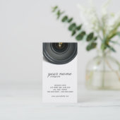 Camera Lens Fotografie Visitekaartjes (Staand voorkant)