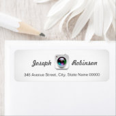 Camera Lens Logo Fotografie Etiket (Insitu)