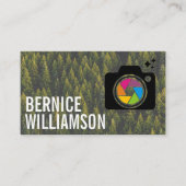 Camera Lens Logo | Voorruste Visitekaartje (Voorkant)