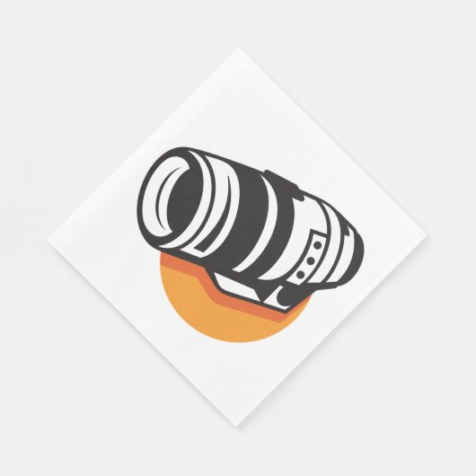 Camera Lens Papieren servetten (Hoek)