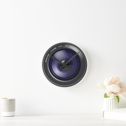Camera Lens Ronde Klok (Huis)