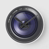 Camera Lens Ronde Klok (Voorkant)