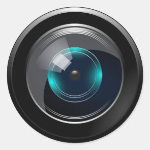 CAMERA LENS RONDE STICKER