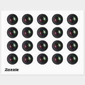 CAMERA LENS RONDE STICKER (Vel)
