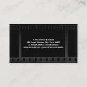 Camera Lens Shutter Focus | Filmachtergrond Visitekaartje (Achterkant)