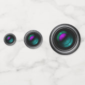Camera Lenses Photography Design Table Confetti (Achterkanten)