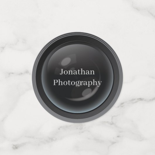 Camera Lenses Photography Design Table Confetti (Kleine voorkant)