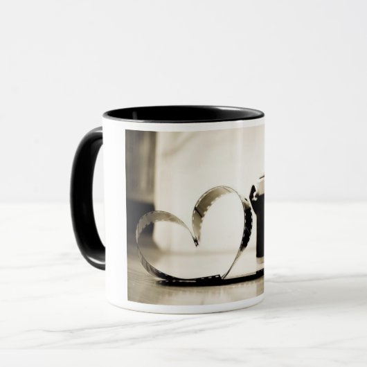 Camera-liefde Mok (Voorkant links)