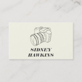 Camera (lijnkunst) | Fotografie Visitekaartje