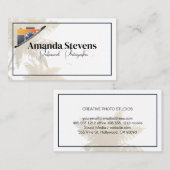 Camera Logo | Tropische Bomen Visitekaartje (Voorkant / Achterkant)