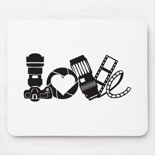 Camera Love Muismat (Voorkant)