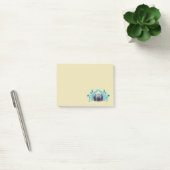 Camera met Azure Blue Leaves en Butterflies Post-it® Notes (Kantoor)