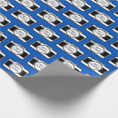 Camera met Birthday-tekst Cadeaupapier (Hoek)