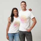 camera met bloem t-shirt (Unisex)