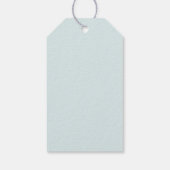 Camera met bloemen Retro Pastel Afbeelding Bruilof Cadeaulabel (Achterkant)