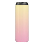  Camera met  Bloemen Waterverf Thermosbeker (Achterkant)