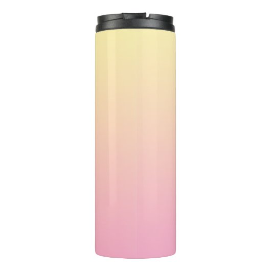 Camera met Bloemen Waterverf Thermosbeker (Achterkant)