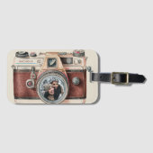  camera met foto bagagelabel (Voorkant (horizontaal))