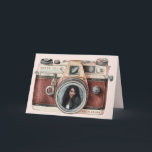 camera met foto bedankkaart<br><div class="desc">Deze leuke Thank You kaarten zijn voorzien van een  camera met een plek om een foto en een naam toe te voegen.</div>