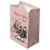 camera met foto medium cadeauzakje (Voorkant Gekanteld)