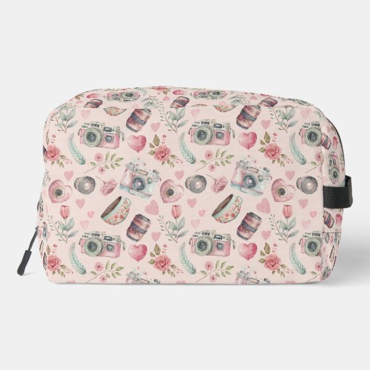 camera met foto toilettasje (Achterkant)