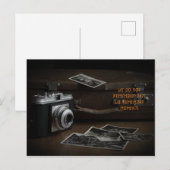 Camera met koffer briefkaart (Voorkant / Achterkant)