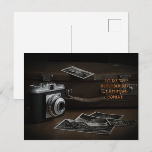 Camera met koffer briefkaart (Voorkant / Achterkant)