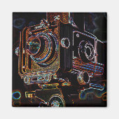 "Camera met mini-Uitzicht" Magneet (Voorkant)