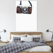 camera met stijl canvas afdruk (Insitu (Slaapkamer))