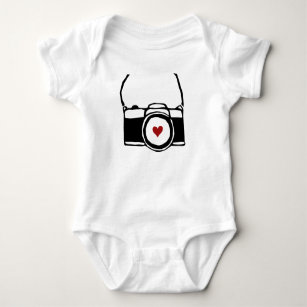 Camera met strap Baby Bodysuit