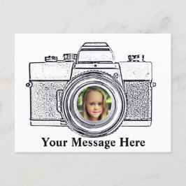 Camera met uw Briefkaart Foto
