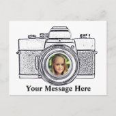 Camera met uw Briefkaart Foto (Voorkant)