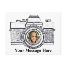 Camera met uw Briefkaart Foto