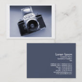 camera, minifoto visitekaartje (Voorkant / Achterkant)