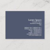 camera, minifoto visitekaartje (Achterkant)