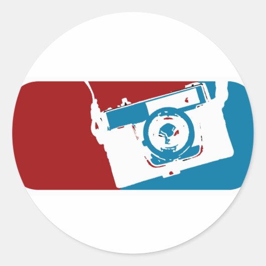 Camera mvp. ronde sticker (Voorkant)