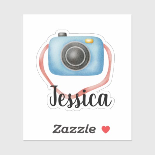 CAMERA NAAM DOUANE STICKER (Vel)