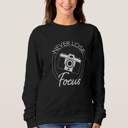 Camera Never Lose Focus Premium Trui (Voorkant)