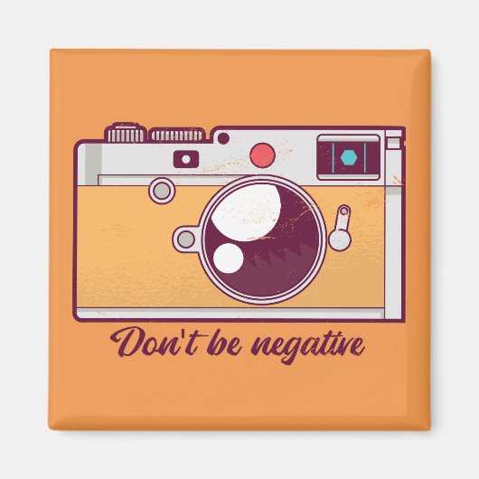 camera, niet negatief zijn magneet (Voorkant)