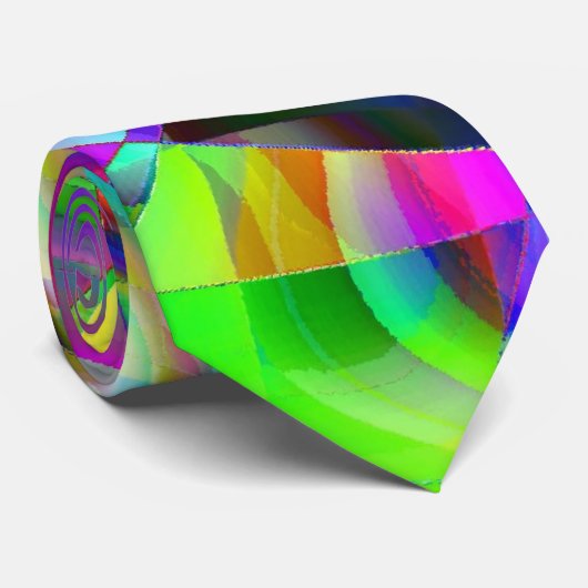 Camera Obscura abstracte moderne kunst Stropdas (Opgerold)