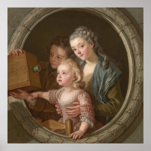 Camera Obscura - Charles Van Loo Fine Art Poster (Voorkant)