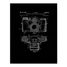Camera Octrooi Kunstposter | Vintage Camerakunst