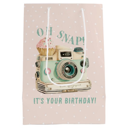 camera | Oh Snap! Medium Cadeauzakje (Achterkant)