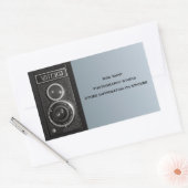 Camera op Naam en Adres Stickers (Envelop)